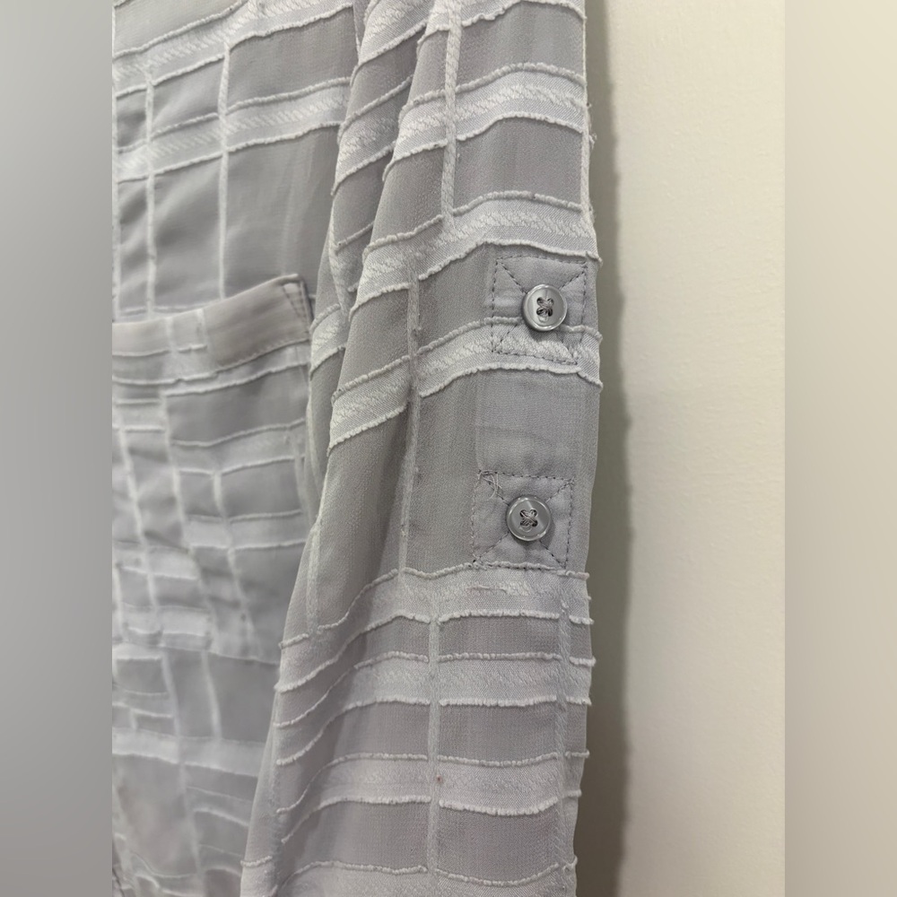 β¨ Express Sheer Button-Up Blouse | Size XS β¨ - Picture 9 of 14